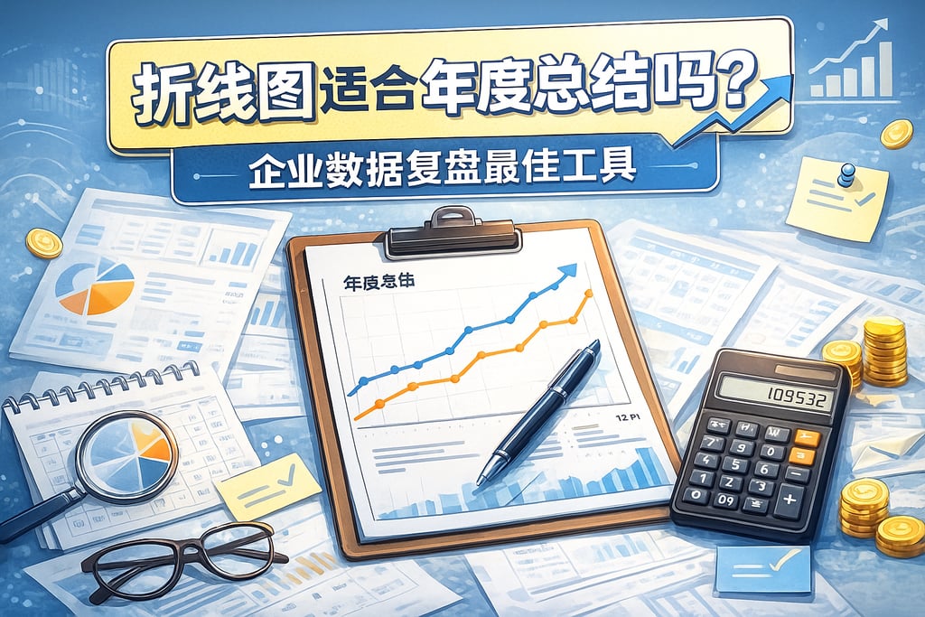 折线图适合年度总结吗？企业数据复盘最佳工具