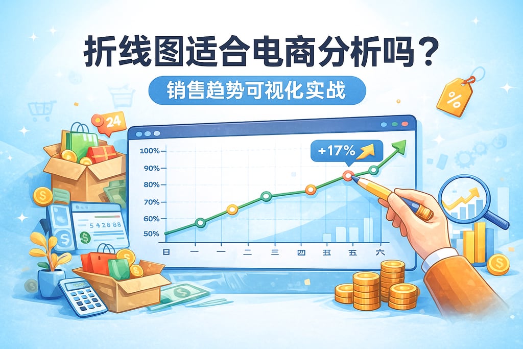 折线图适合电商分析吗？销售趋势可视化实战
