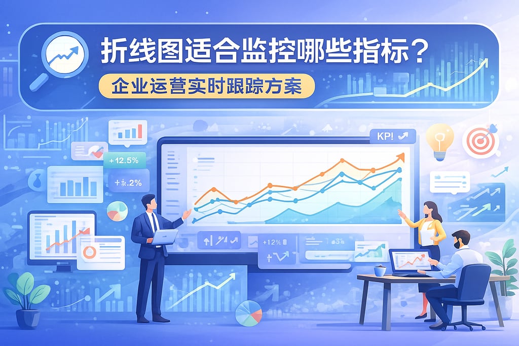 折线图适合监控哪些指标？企业运营实时跟踪方案