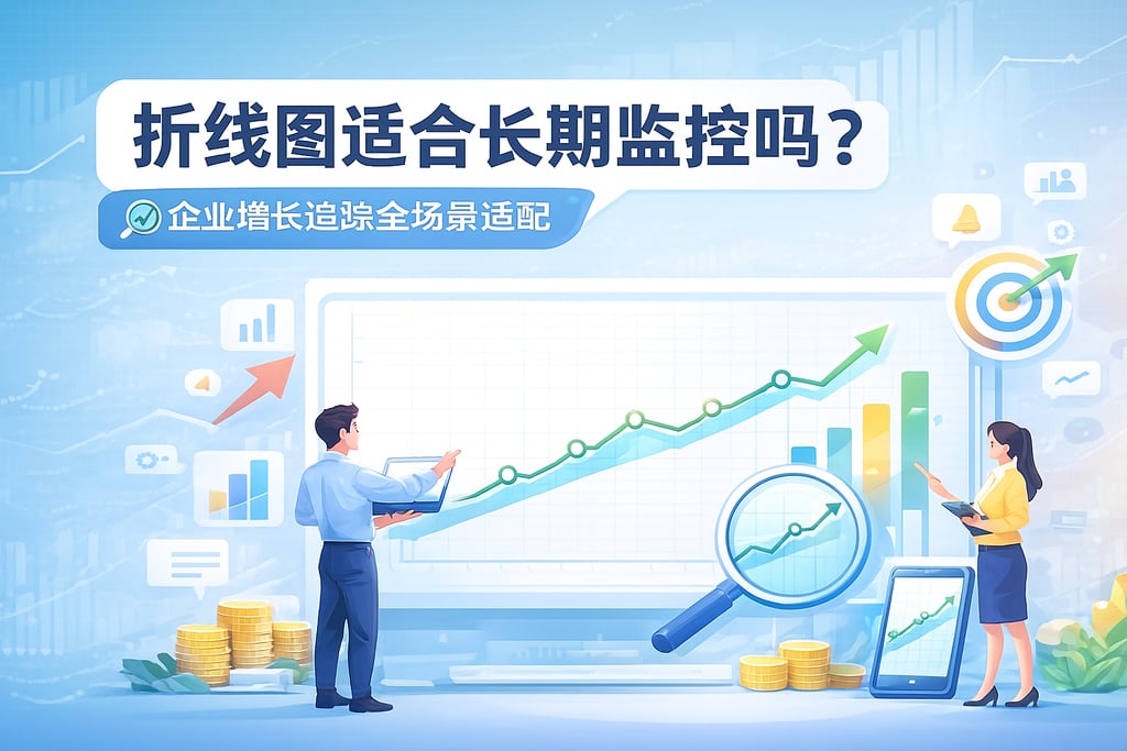 折线图适合长期监控吗？企业增长追踪全场景适配