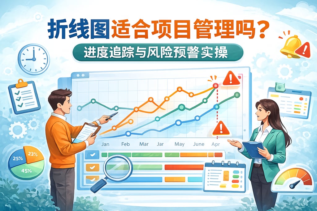 折线图适合项目管理吗？进度追踪与风险预警实操