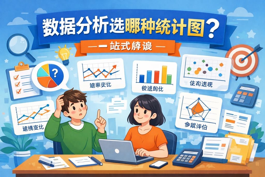 数据分析时该选哪种统计图？场景匹配一站式解读
