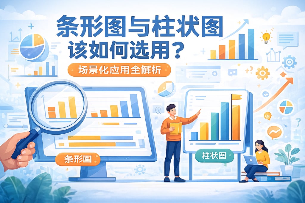 条形图与柱状图如何选用？场景化应用全解析
