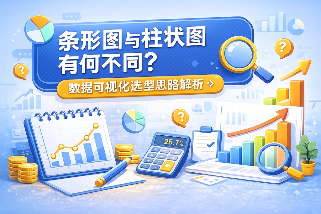 条形图与柱状图有何不同？数据可视化选型思路解析