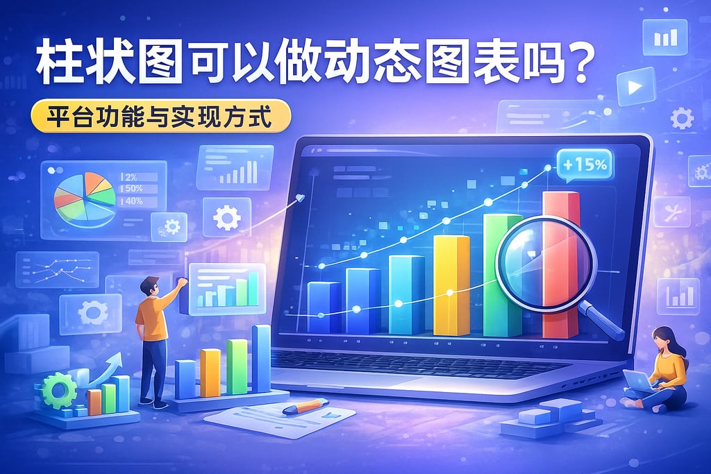 条形图可以做动态图表吗？平台功能与实现方式