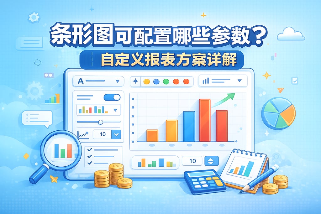 条形图可配置哪些参数？自定义报表方案详解