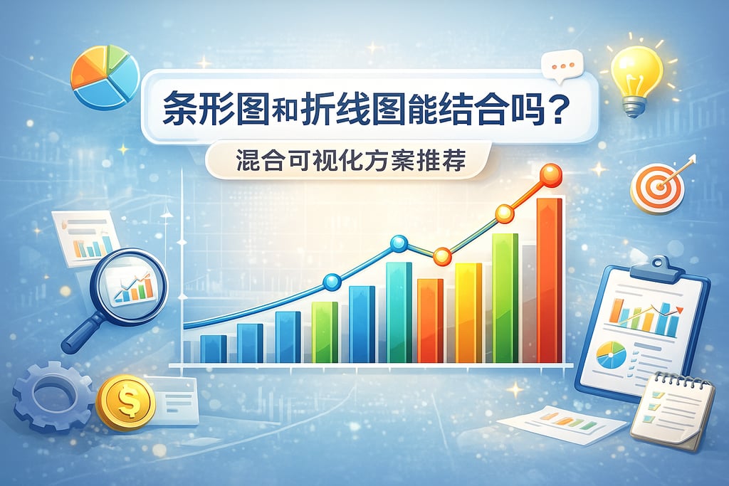 条形图和折线图能结合吗？混合可视化方案推荐