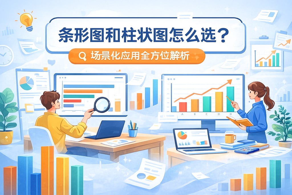 条形图和柱状图怎么选？场景化应用全方位解析