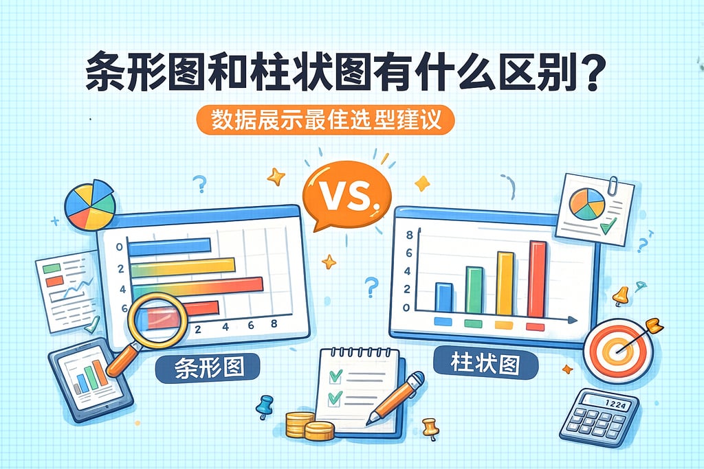 条形图和柱状图有什么区别？数据展示最佳选型建议