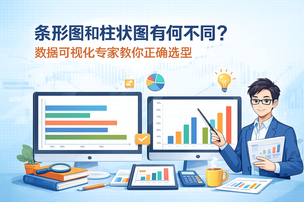 条形图和柱状图有何不同？数据可视化专家教你正确选型