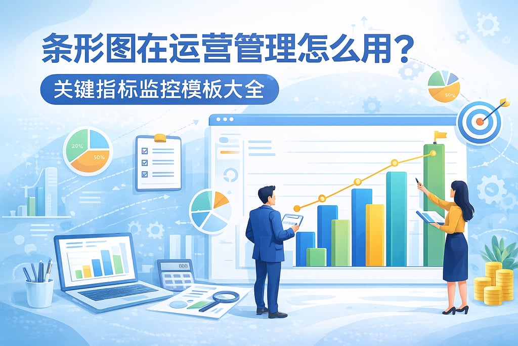 条形图在运营管理怎么用？关键指标监控模板大全