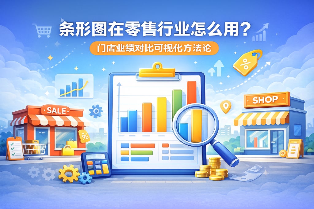 条形图在零售行业怎么用？门店业绩对比可视化方法论