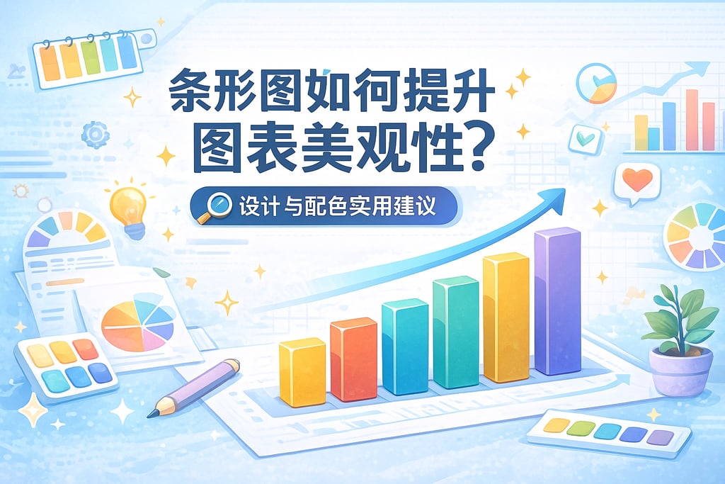 条形图如何提升图表美观性？设计与配色实用建议