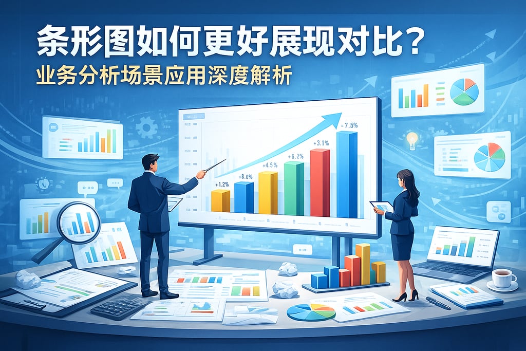 条形图如何更好展现对比？业务分析场景应用深度解析