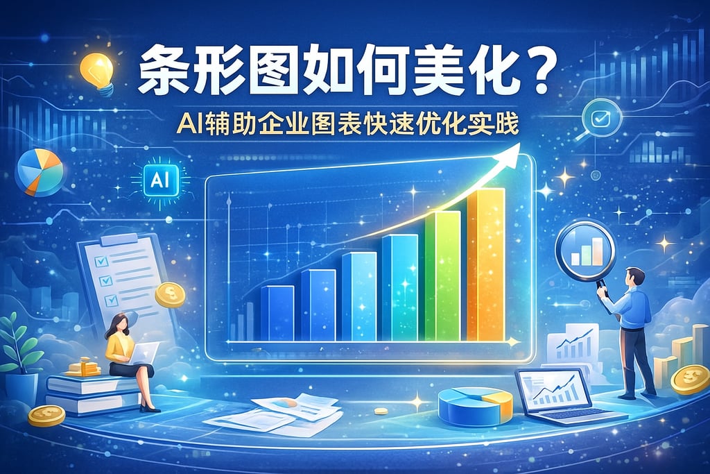 条形图如何美化？AI辅助企业图表快速优化实践