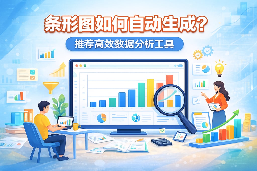 条形图如何自动生成？推荐高效数据分析工具