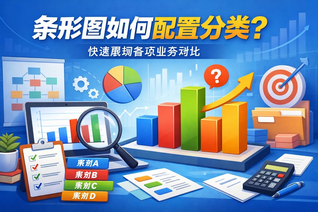 条形图如何配置分类？快速展现各项业务对比