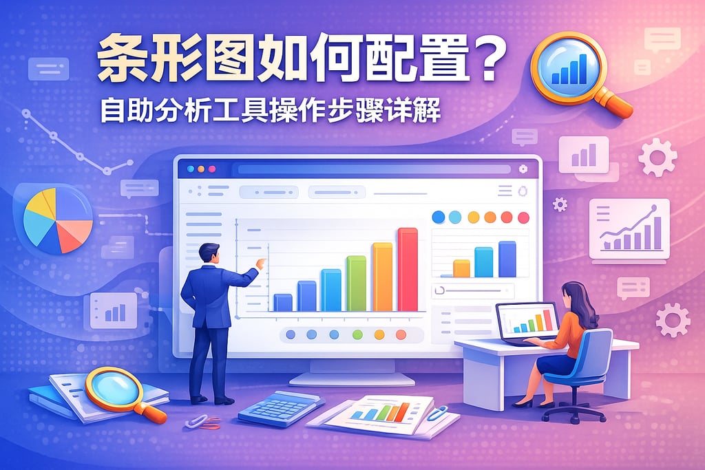 条形图如何配置？自助分析工具操作步骤详解