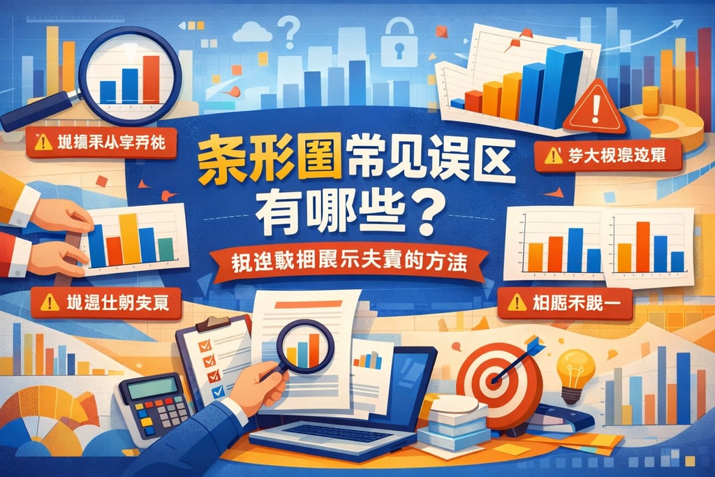 条形图常见误区有哪些？规避数据展示失真的方法