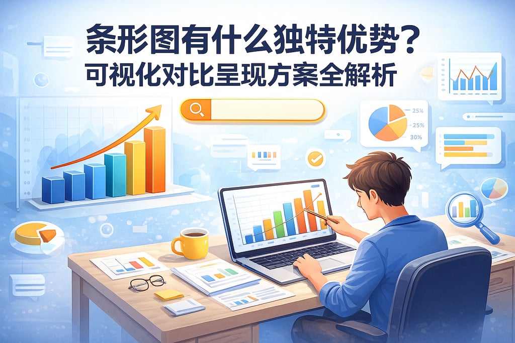 条形图有什么独特优势？可视化对比呈现方案全解析