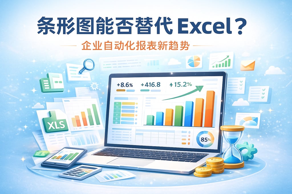 条形图能否替代Excel？企业自动化报表新趋势