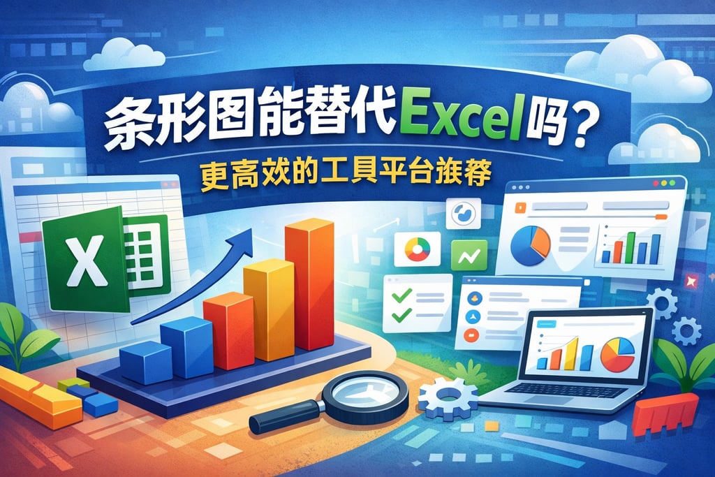 条形图能否替代Excel？推荐更高效的工具平台