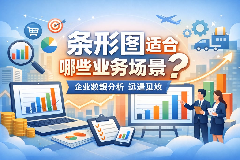 条形图适合哪些业务场景？企业数据分析迅速见效