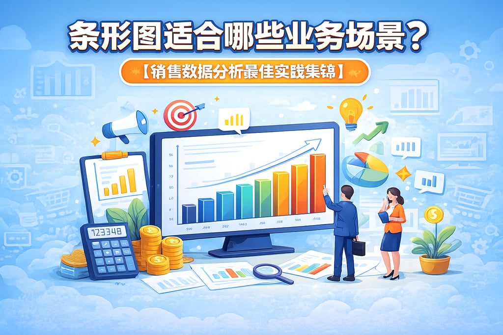 条形图适合哪些业务场景？销售数据分析最佳实践集锦