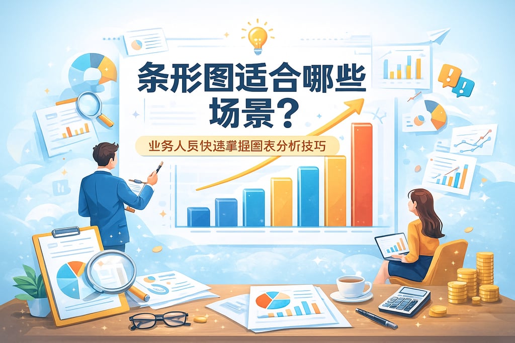 条形图适合哪些场景？业务人员快速掌握图表分析技巧
