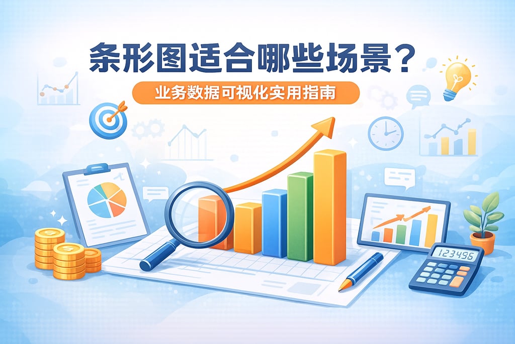条形图适合哪些场景？业务数据可视化实用指南