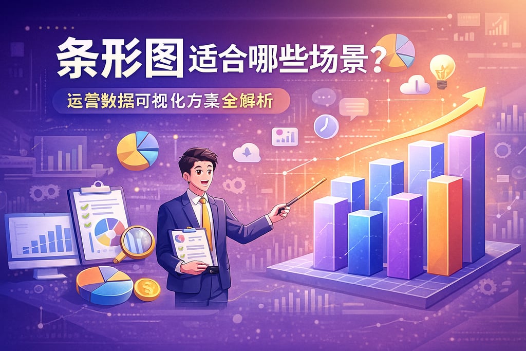 条形图适合哪些场景？运营数据可视化方案全解析