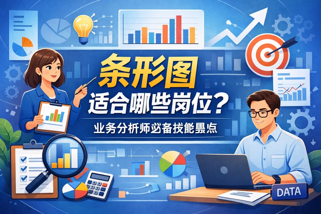条形图适合哪些岗位？业务分析师必备技能盘点