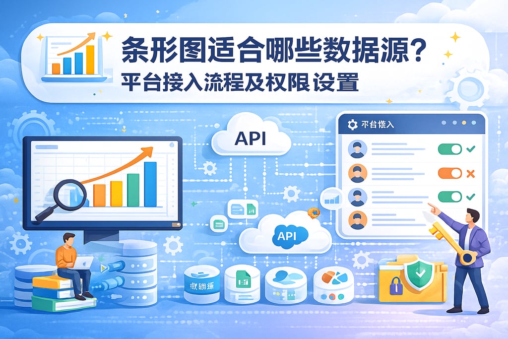 条形图适合哪些数据源？平台接入流程及权限设置