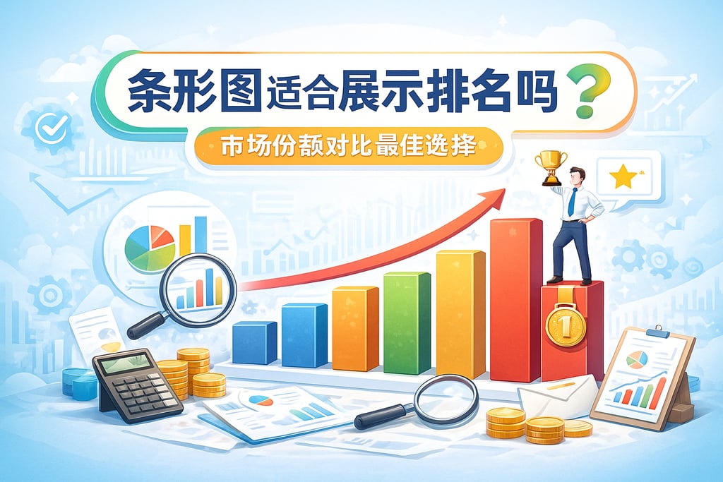 条形图适合展示排名吗？市场份额对比最佳选择