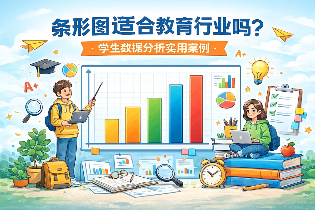 条形图适合教育行业吗？学生数据分析实用案例