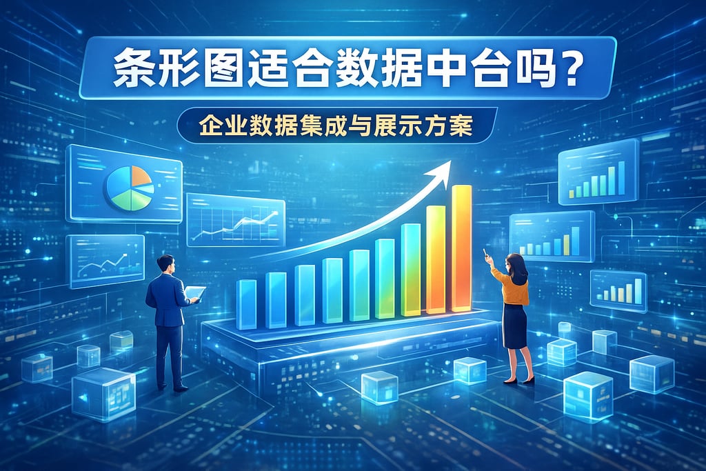 条形图适合数据中台吗？企业数据集成与展示方案