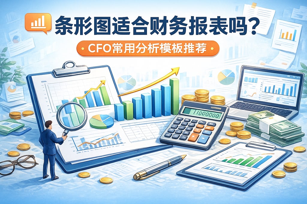 条形图适合财务报表吗？CFO常用分析模板推荐