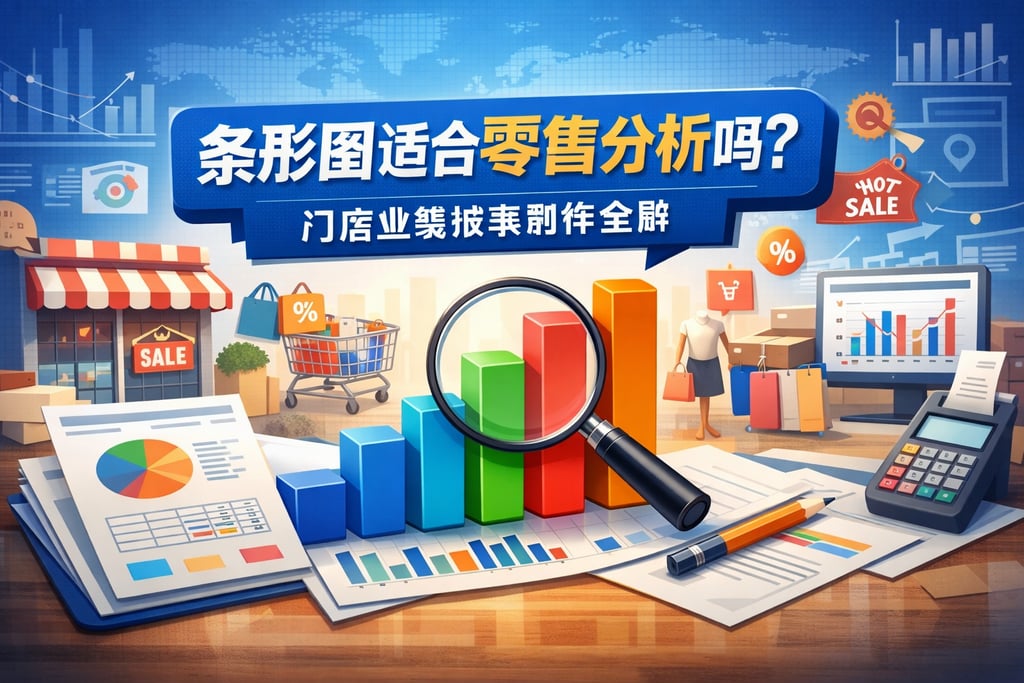 条形图适合零售分析吗？门店业绩报表制作全解