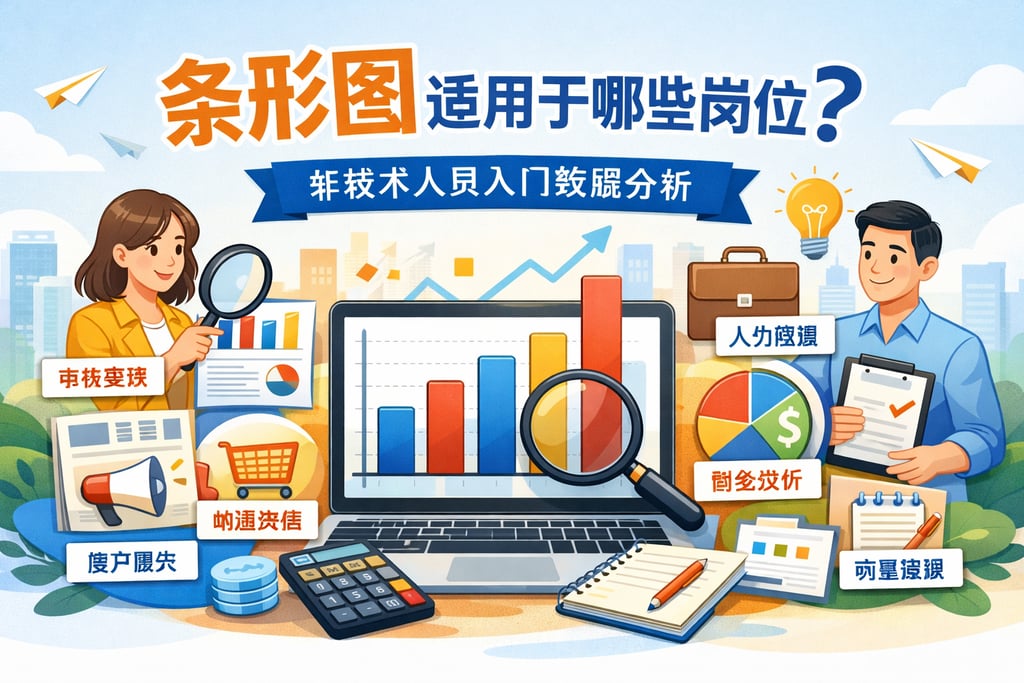条形图适用于哪些岗位？非技术人员入门数据分析