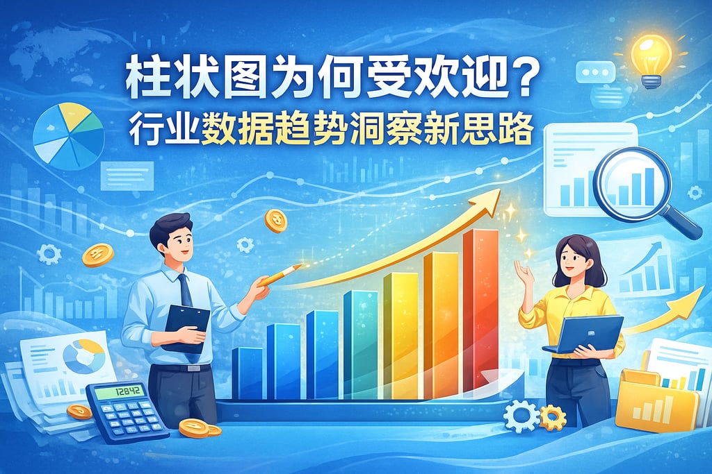 柱状图为何受欢迎？行业数据趋势洞察新思路