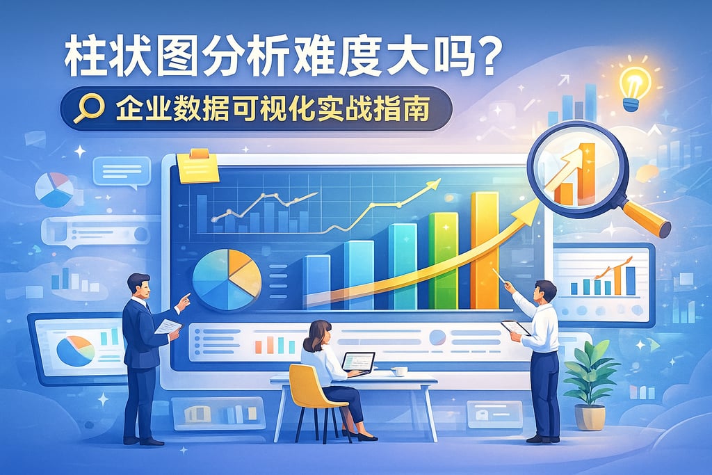 柱状图分析难度大吗？企业数据可视化实战指南