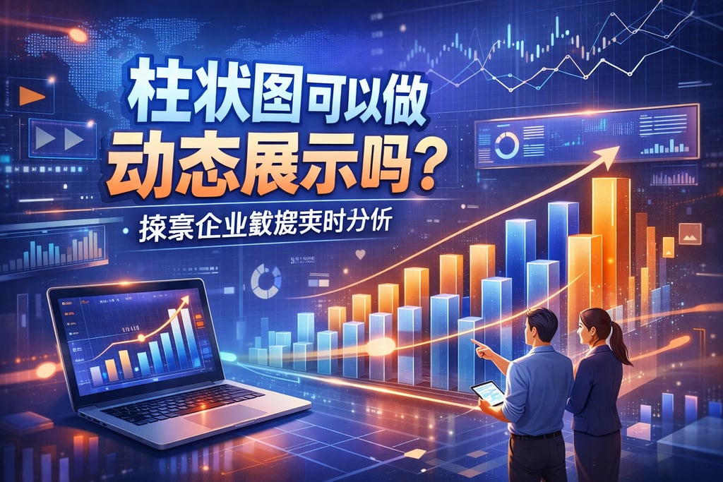柱状图可以做动态展示吗？探索企业数据实时分析
