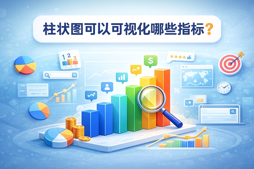 柱状图可以可视化哪些指标？业务场景精准匹配