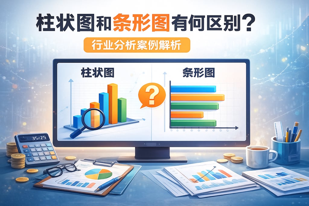 柱状图和条形图有何区别？行业分析案例解析