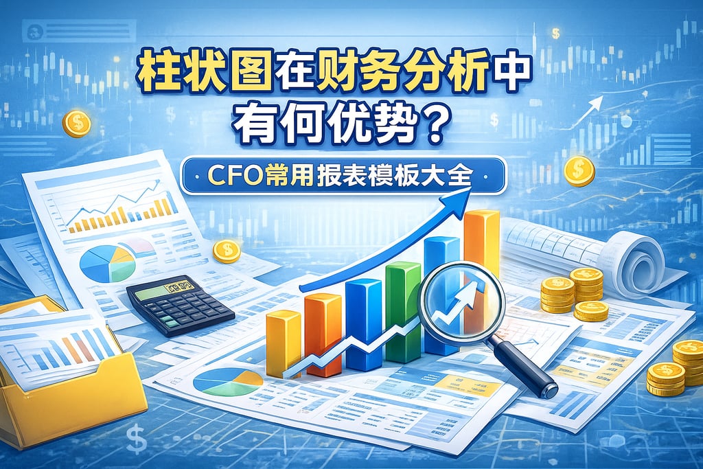 柱状图在财务分析中有何优势？CFO常用报表模板大全