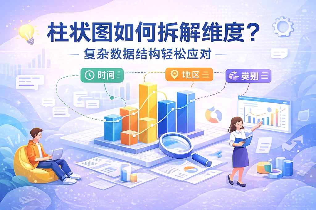 柱状图如何拆解维度？复杂数据结构轻松应对