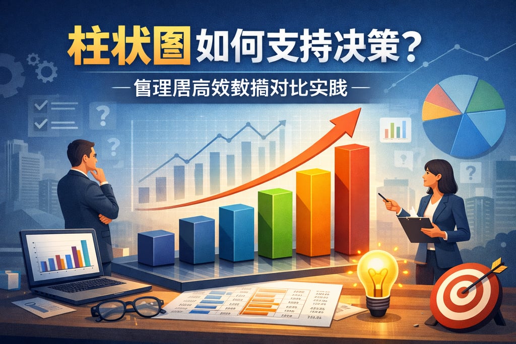 柱状图如何支持决策？管理层高效数据对比实践