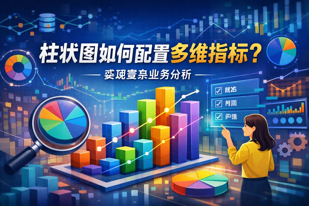 柱状图如何配置多维指标？实现复杂业务分析