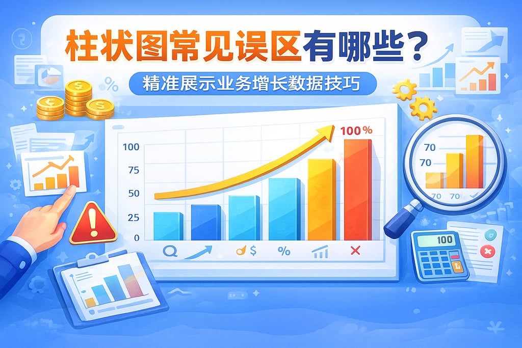 柱状图常见误区有哪些？精准展示业务增长数据技巧