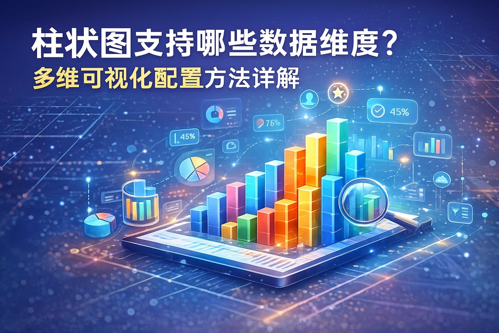 柱状图支持哪些数据维度？多维可视化配置方法详解